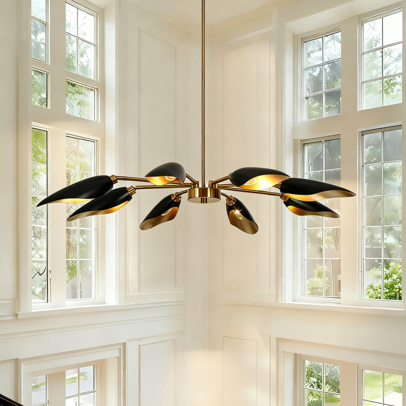 Mercer41 Lakendria 8 - Light Sputnik Modern Linear Chandelier